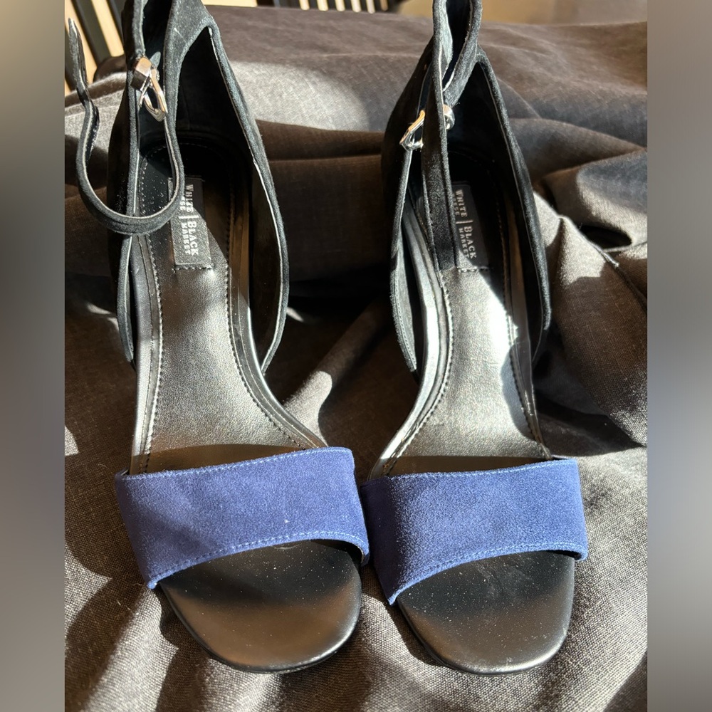 WHBM suede heeks